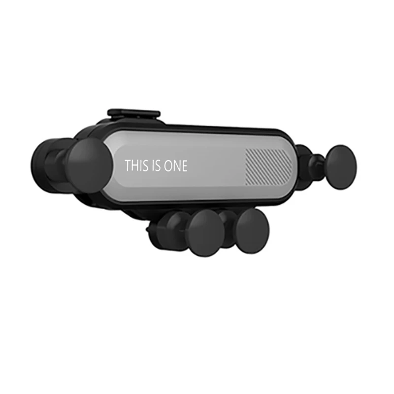 Один гравитационный Автомобильный держатель для телефона для Iphone 11 Pro Max samsung Note 10 Plus в автомобильном вентиляционном отверстии держатель без магнитной подставки для мобильного телефона - Цвет: Sliver