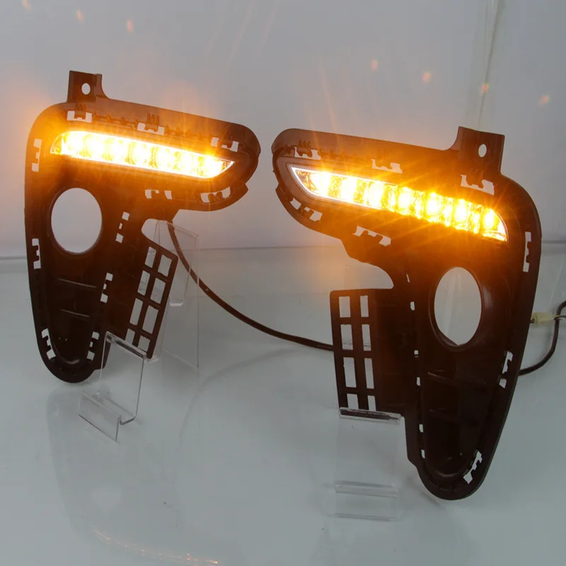 

Suitable for 17-18 Years Kia K2 Daytime Running Lamp Modified Daytime Running Light Turn Signal for Front Fog Lamp