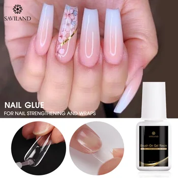 

SAVILAND Transparent Adhesive False Nail Glue Multi-function French Art Easy To Operate Strong Stickiness Nail Art Design