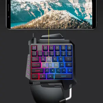 

Mobile Gamepad Keyboard Mouse Converter Set Bluetooth Adapter Controller S5O7