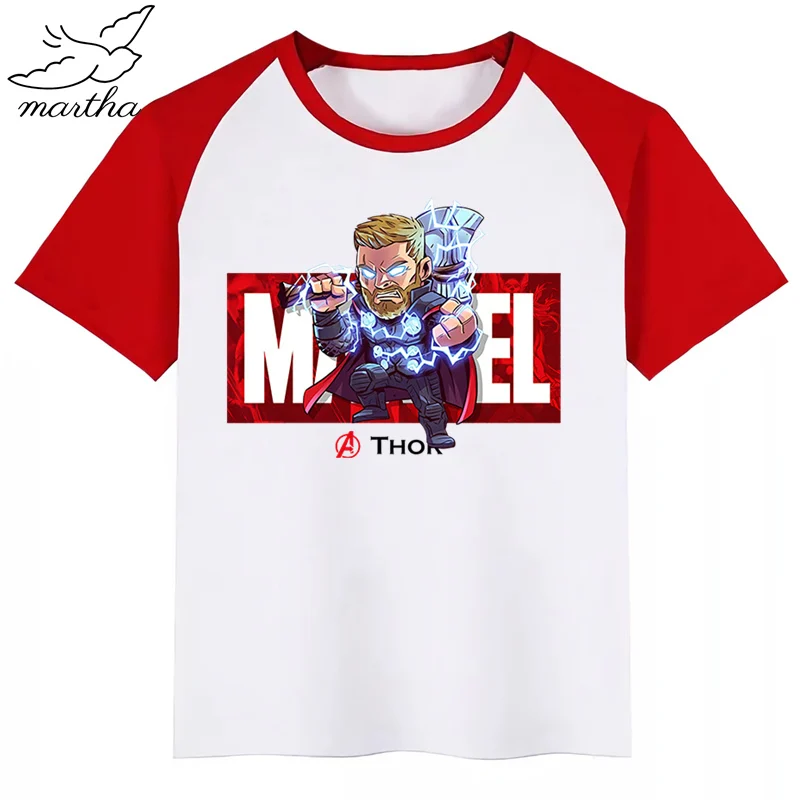 Детская забавная футболка «Мстители Marvel», «Железный человек», «Капитан Америка», «Человек-паук», «Халк», детские топы с героями мультфильмов, Детская футболка, одежда для малышей