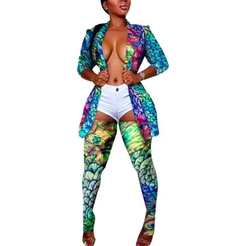 

Plus Size Leopard Two Piece Set Women Festival Top Pant Fall 2 Piece Matching Sets Sexy Camo Club Outfits
