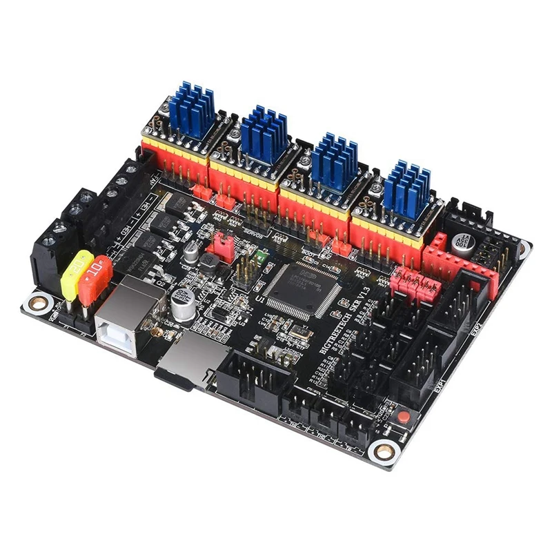 3d принтер Часть Stepstick Mute TMC2130 V3.0 шаговый двигатель драйвер с радиатором для SKR V1.3 Ramps 1,6 1,5 MKS GEN L Управление Boa