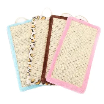

4Pcs Cat Scratch Pad Scratching Interactive Post Board Lounge Scratcher Mat Bed