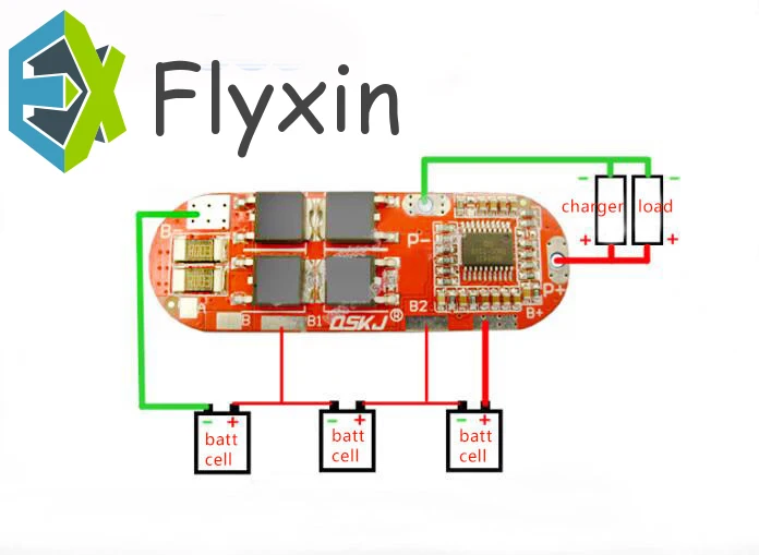 BMS 25A 3S 18650 Li-ion Lithium 4
