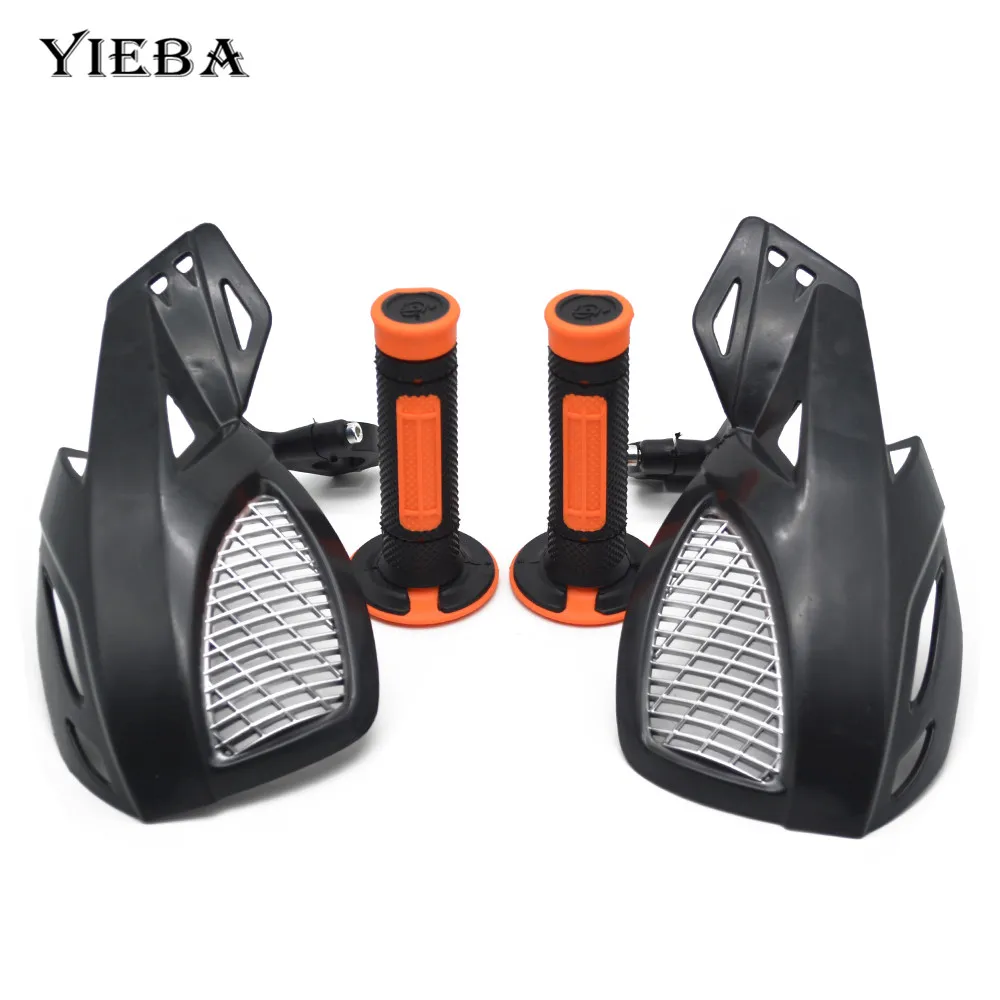 MotocrossHandguards 22 мм 7/8 ''руль защита рук штыри для KTM duke125 200 390 990 950 Приключения 690 Дюк SMC 690 EXC - Цвет: black