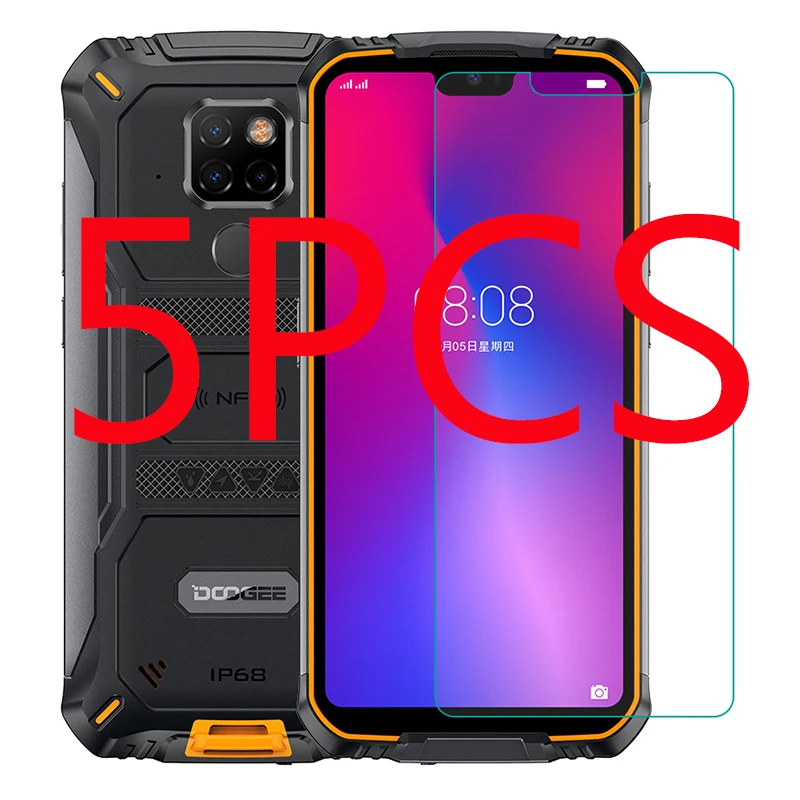 

5PCS For Doogee S68 Pro Tempered Glass Protective 2.5D High Quality ON S68Pro Screen Protector Film Cover Guard Saver HD Front