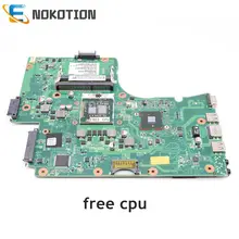 NOKOTION материнская плата для ноутбука Toshiba Satellite C655 C655D основная плата V000225000 6050A2355201-MB-A02 HM55 DDR3 Бесплатный процессор