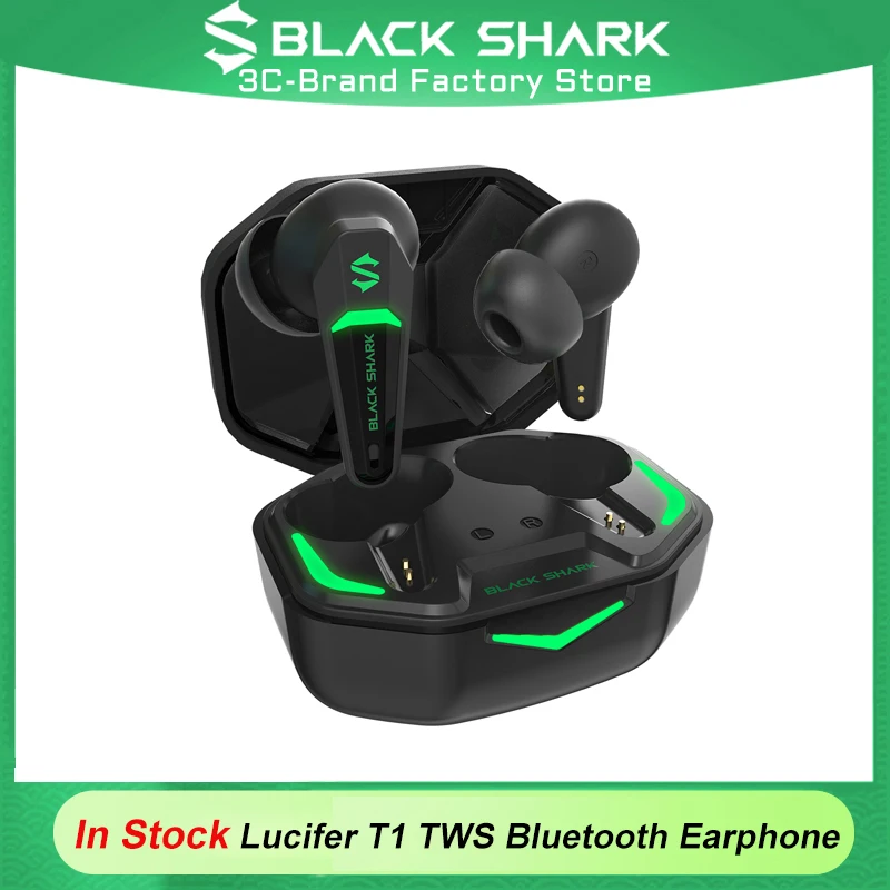 Новые наушники Black Shark Lucifer T1 TWS беспроводные с Bluetooth 5 2 игровые для Xiaomi 4S [Промокод: