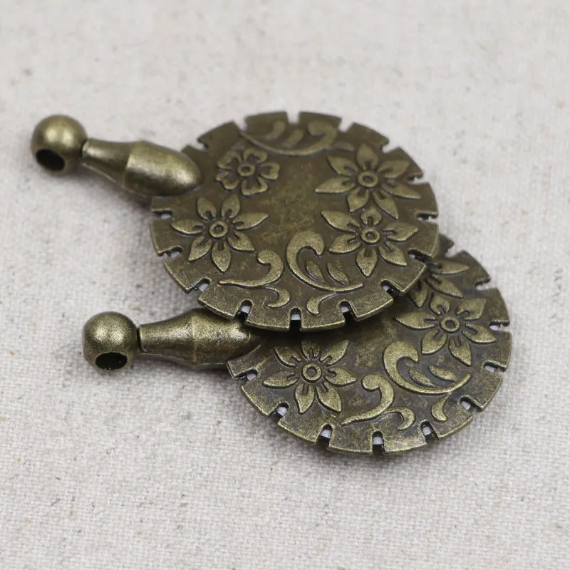 1 шт. винтажный металлический швейный резак для пряжи круглой формы Античная бронза ремесло кулон портной ножницы швейные инструменты аксессуары