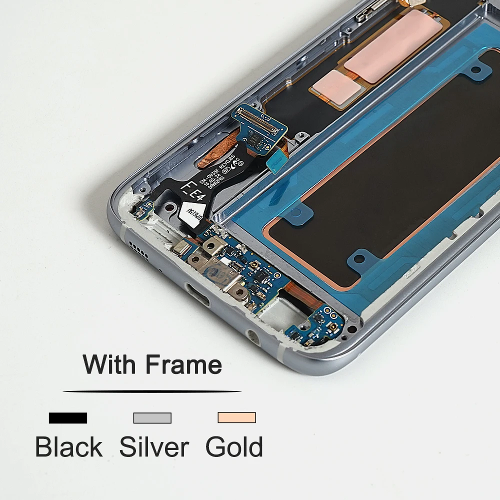 AMOLED LCD ġ ũ Ÿ , Ｚ  S7  G935 G935F  5.5 ġ LCD, Ｚ S7  LCD   ۷