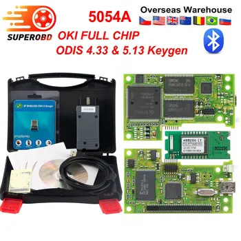 

5054a ODIS v5.1.6 keygen 5054a OKI full Chip OBD2 scanner auto code reader 5054 Bluetooth obd ii diagnostic tool