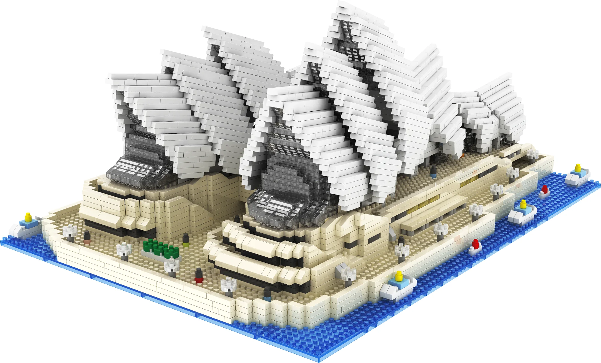 

4131 pcs Mini Blocks World Art Architecture Theater Sydney Opera House Model Building Bricks for Children Toys Kids Gift 9916