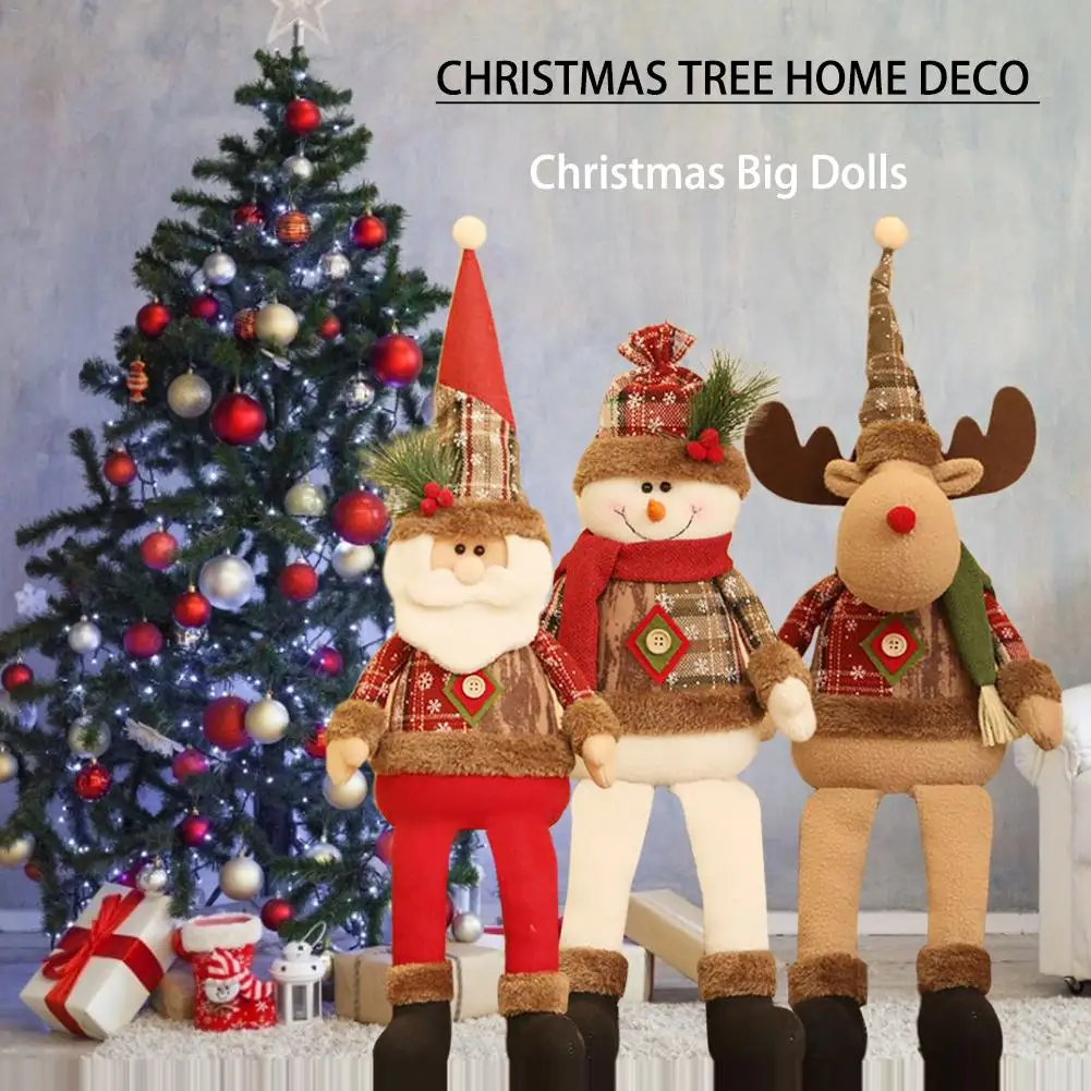 

Cute Snowman Snowman Christmas Dolls Christmas Tree Pendant Window Home Decoration Kid Gift New Year Ornament