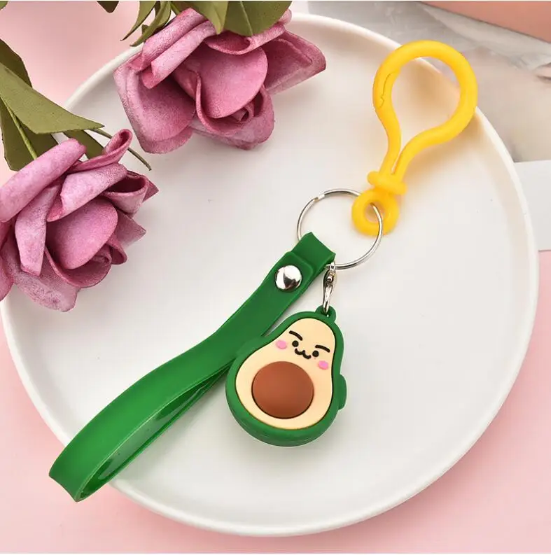 Милая модная кукольная сумка с фруктами авокадо, подвеска, брелок для ключей, сумки, аксессуары, подарки