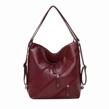 

Women Bag Fashion Female Casual Handbags Women Retro Solid Capacity Shoulder Casual bags Ladies Hand Bags Shoulder Bolsos