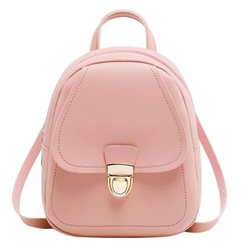 

2020 Mini Backpack for Women Bagpack Fashion Shoulders Small Backpack Letter Purse Mobile Phone Messenger Rucksack Mochila Solid