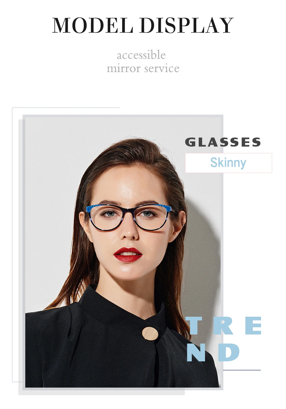 SASAMIA ацетатная оправа для очков Cat Navy, винтажные женские очки без диоптрий, очки по рецепту, оправа для очков, оптические очки