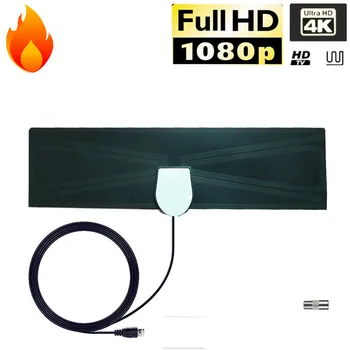 

2020 Digital HDTV Antenna TV receiver Indoor 980 Miles VHF Freeview Local Channel clear satellite dish signal receiver Aerial