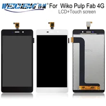 WEICHENG черный/белый для Wiko Pulp Fab 4G ЖК-дисплей+ сенсорный экран в сборе для Pulp Fab 4G ЖК-дигитайзер сенсор+ Бесплатные инструменты