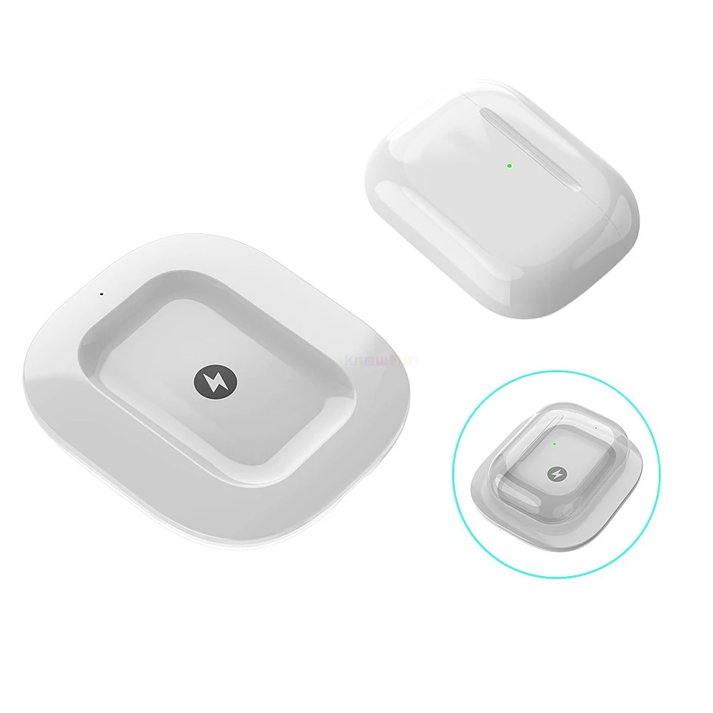 Мини портативное беспроводное зарядное устройство Knewfun Qi для Apple Airpods2 Airpod Airpods Pro 2