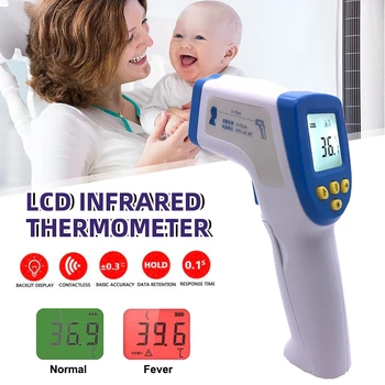 

LCD Digital Baby Thermometer Body Infrared Thermometer for Adult Children Forehead Thermometer Infrared Temperature Gun