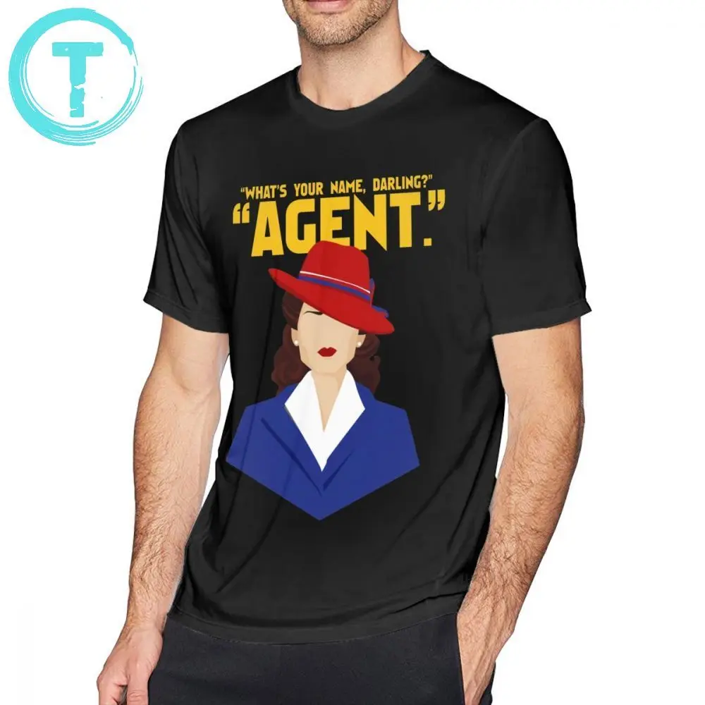 

Peggy Carter T Shirt What Is Your Name T-Shirt Cute Mens Tee Shirt 100 Percent Cotton Beach Print Short Sleeve Plus size Tshirt