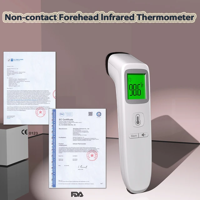 ELERA – thermomètre auriculaire numérique, sans Contact, infrarouge, LCD,  pour bébé, pour adulte, fièvre, moniteur de santé domestique - AliExpress