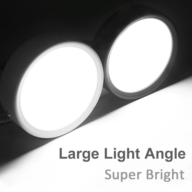LED Ceiling Light LED Downlight LED Spotlight Folding Led Spot Light Ceiling Spots 5/7/10/15/25/40W Surface Down Light 220V Led Spotlights Downlights For Bedroom Living Room