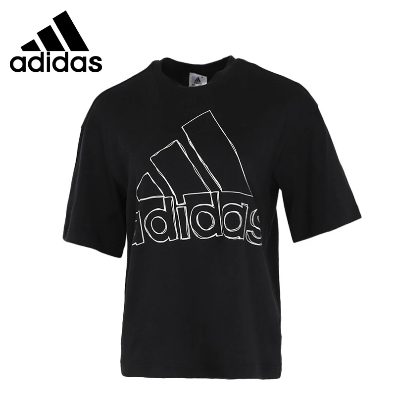 fricción matar Maligno Adidas W camisetas con LOGO grande para mujer, ropa deportiva de manga  corta, novedad Original| | - AliExpress