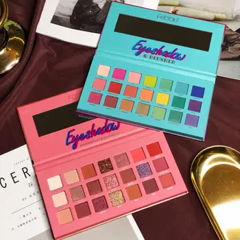

FEBBLE 21 Color Shimmer Eye Shadow Glazed Pressed Palette Glitter Eyeshadow Palette Makeup Matte Eye Shadow New Pigment Palette