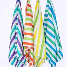 Amazon Полосатое пляжное полотенце банное полотенце антипригарное пляжное банное полотенце тончайшее волокно Полосатое пляжное полотенце с принтом