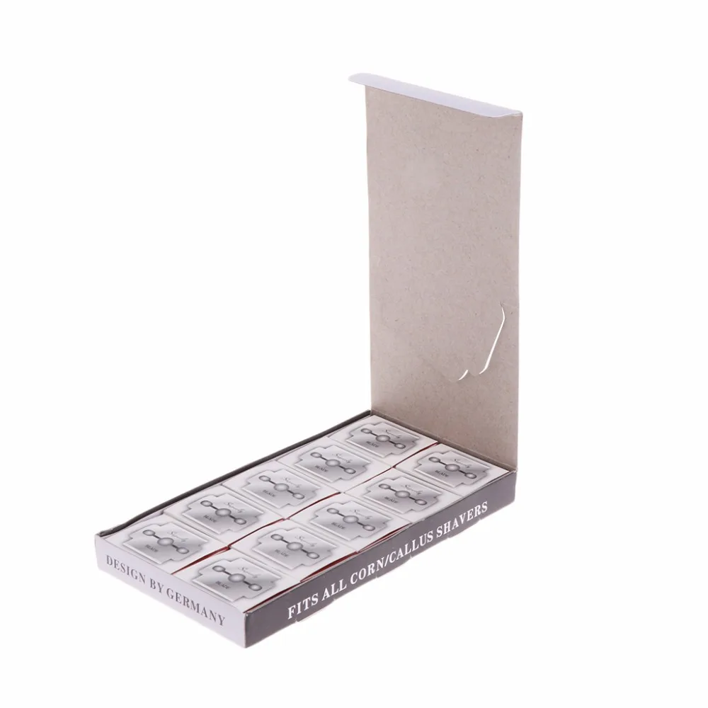 20Pcs Silver Carbon Steel Replacement Blades For Hard Skin Remover Hand Foot File Foot Care Pedicure Machine