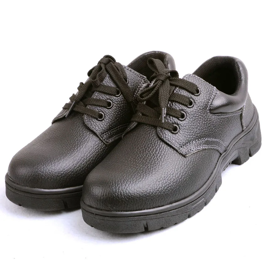 

Italian Public Safety Shoes Smashing Anti Puncture Safety Shoes Low Top Split Cowhide Wear-Resistant Casual Bottom Protective Sh