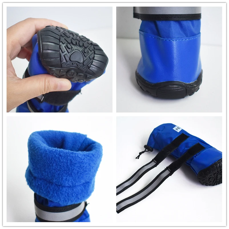 Прочные водонепроницаемые ботинки для средних и больших собак Benepaw зимняя