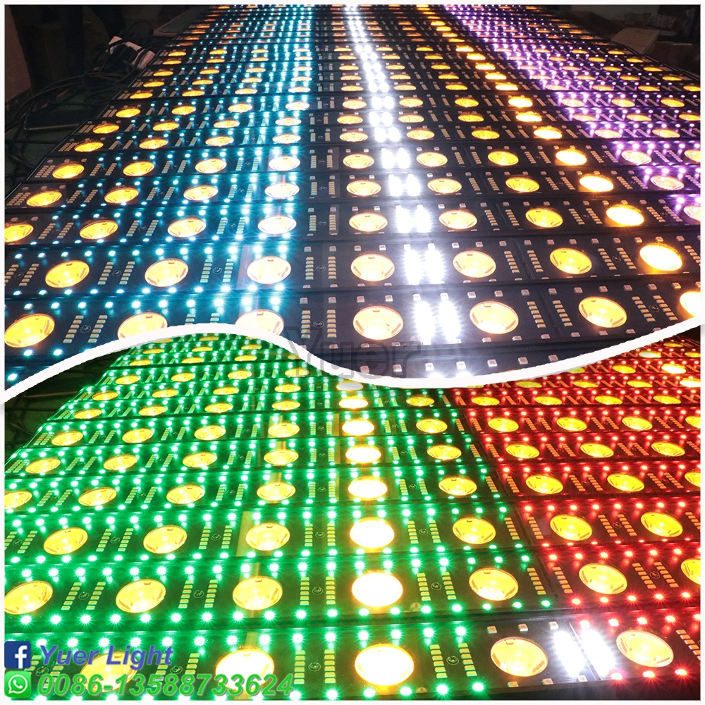 4 개/몫 x 5W AC90-240V DMX RGBW 벽 세탁기 조명 무대 효과 조명 디스코 크리스마스 파티 바 웨딩 클럽 빛