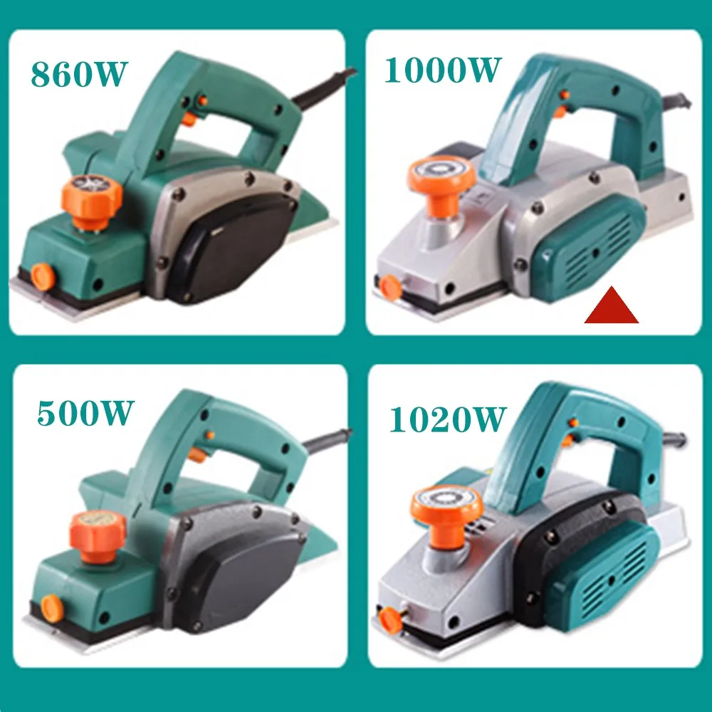 

1000W Portable electric planer carpenter Household multi-function electric planer planer Woodworking tool electric tool