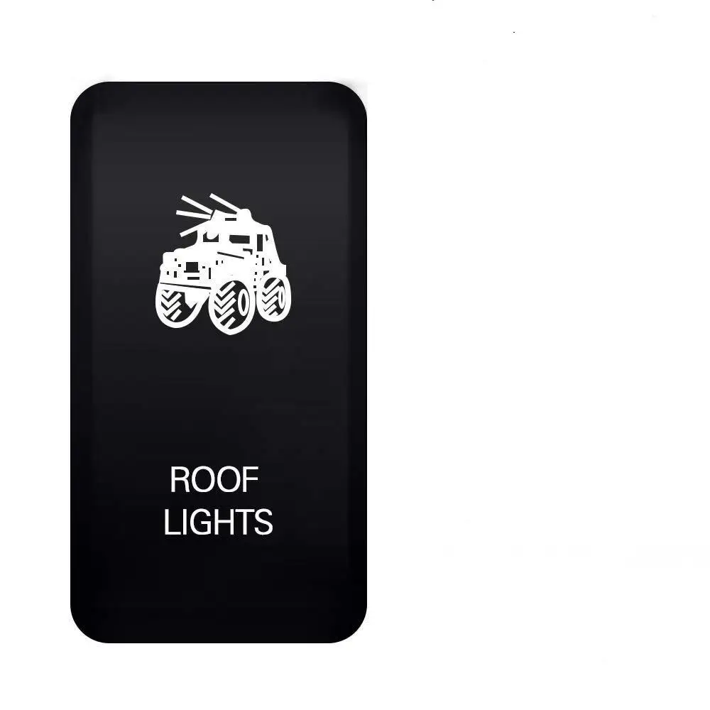 

ROOF LIGHTS Push Switch Button LED with Wires For Land Fortuner Tacoma
