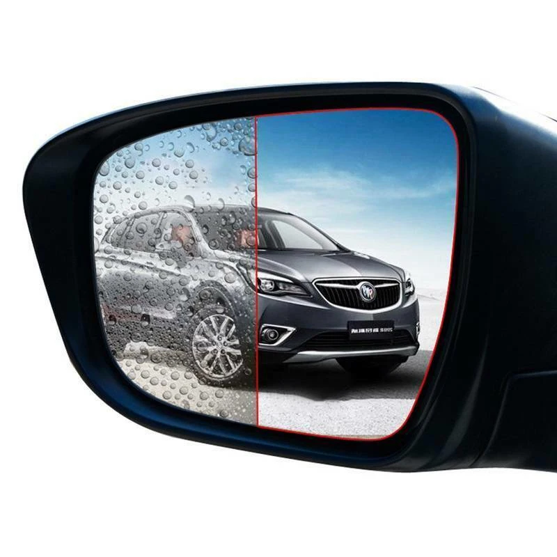 

2pcs Car Rearview Mirror Rain Film Mirror Waterproof Transparent Anti Fog Film For BMW Mercedes-Benz Наклейки