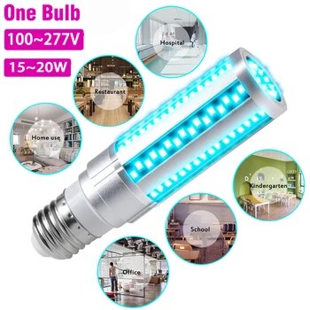 

E27 UV Desinfection Lamp LED Sterilizer Lamp LED UVC Germicidal Bulb Ultraviolet Light For Home Kitchen Bedroom Bathroom