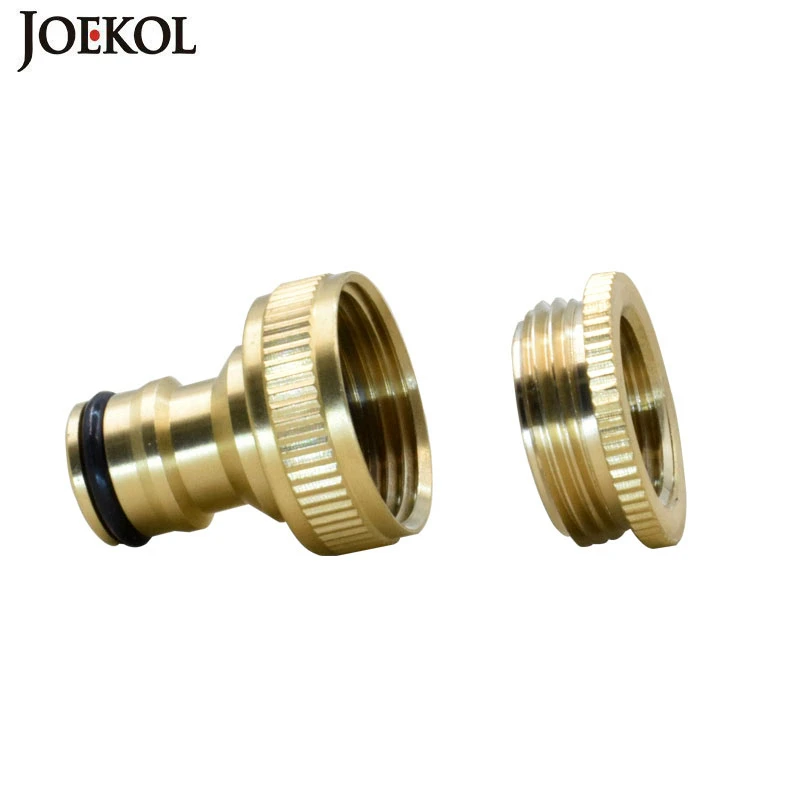 

1pcs Pure Brass Faucets Standard Connector Washing Machine Gun Quick Connect Fitting Pipe Connections 1/2 "3/4" 16mm Hose