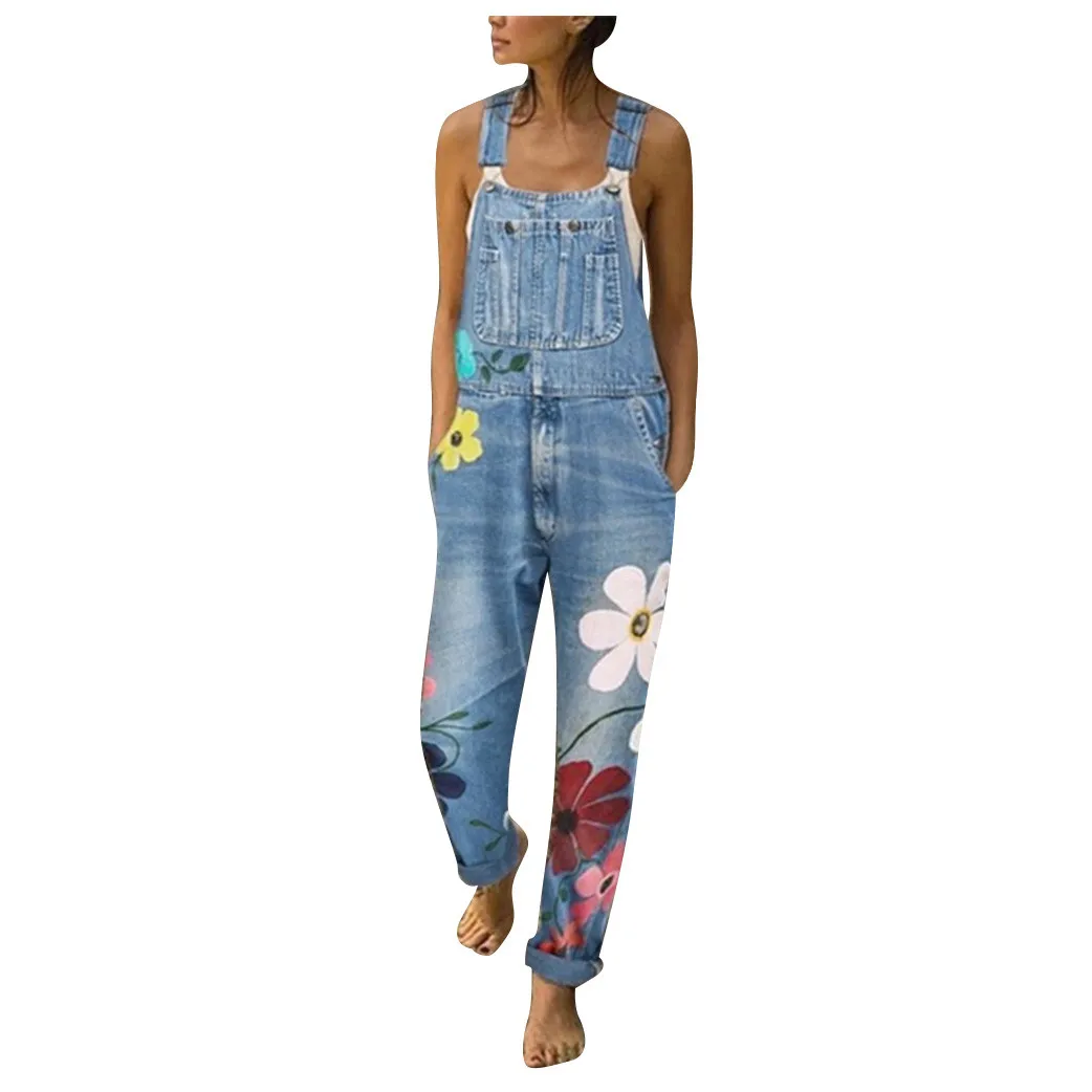 denim pants jumpsuit