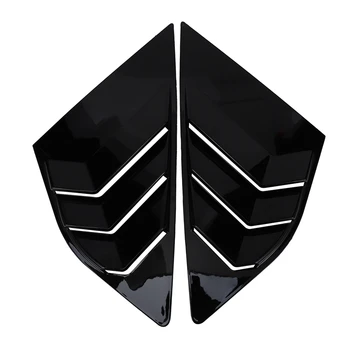 

2 Pieces Hatchback Window Side Window Vents for Ford Focus ST MK3 2013-2019