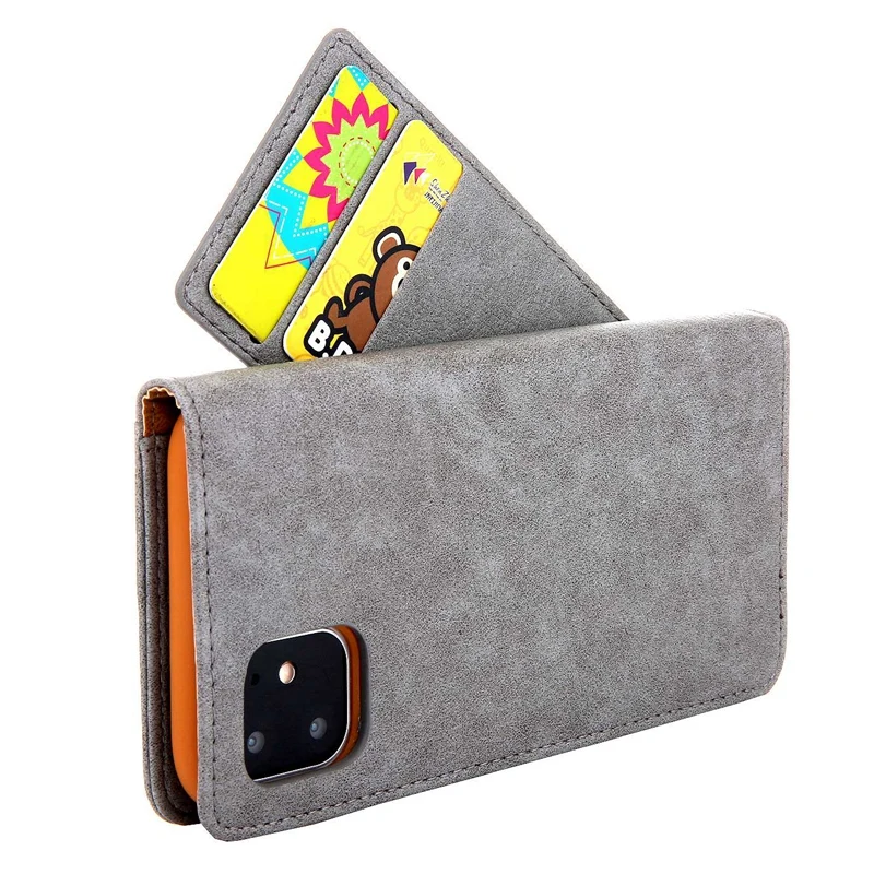 Для iPhone PU кожаный бумажник чехол для кредитных карт Coque Поддержка чехол