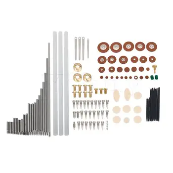 

Yibuy Soprano Saxophone Repair Parts Screws + Nuts + Sax Pads + Spring Needles