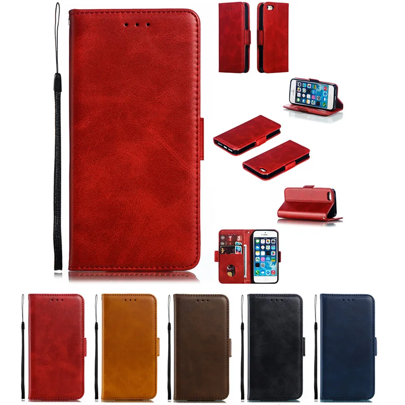 

Leather Case for Xiaomi 5X 6X A1 A2 8LITE 360 Flip Card Bags Stand Cover on for Redmi Y2 3S 3 PRO 4A 4X 5plus 6A Note 5 PRO 6 7