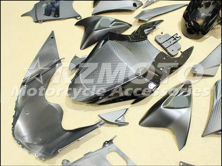 ACE наборы ABS впрыски обтекатели комплект подходит для SUZUKI GSX-R600 GSX-R750 L1 L3 2011 2013 Черный A81