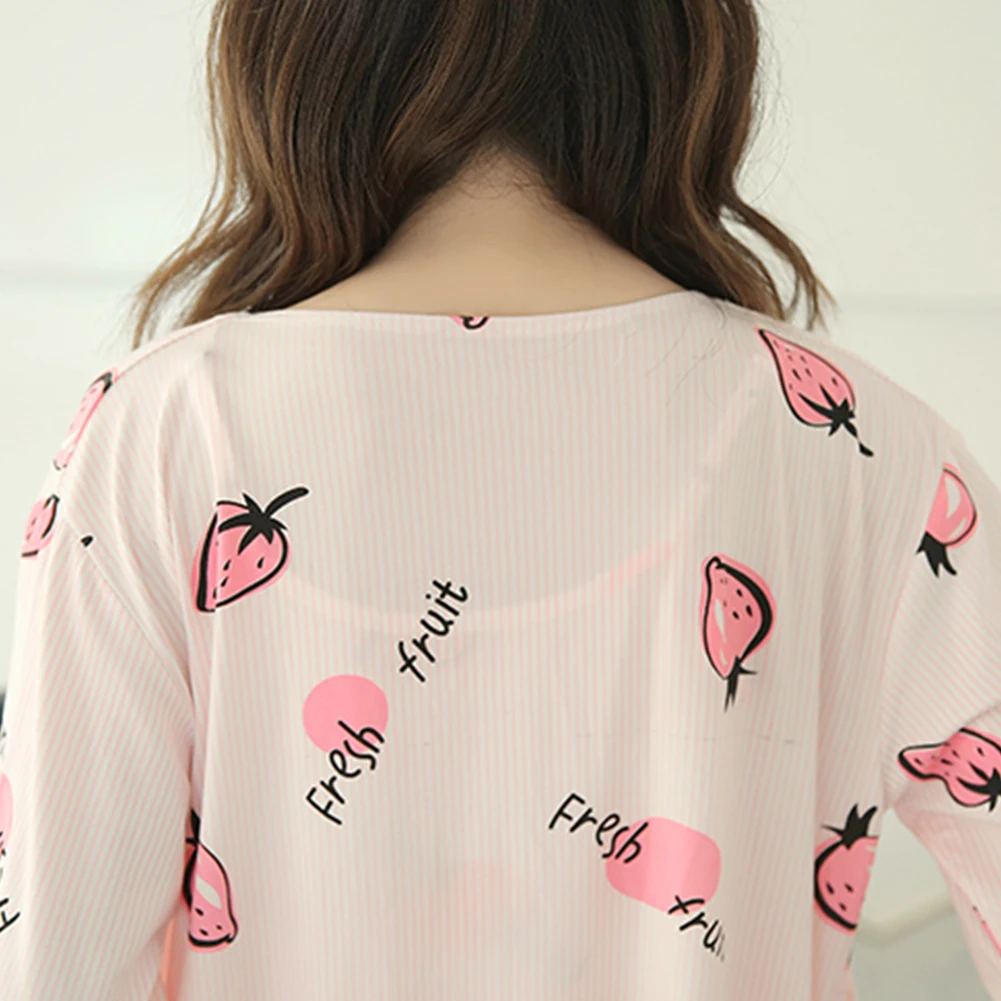 Пижама женская с цветочным принтом комплект из 3 предметов Кардиган длинным