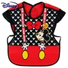 Cute Baby Bibs EVA Waterproof sleeveless Lunch Disney Feeding Bibs Baby Cartoon Feeding Cloth Children Baby Apron 4