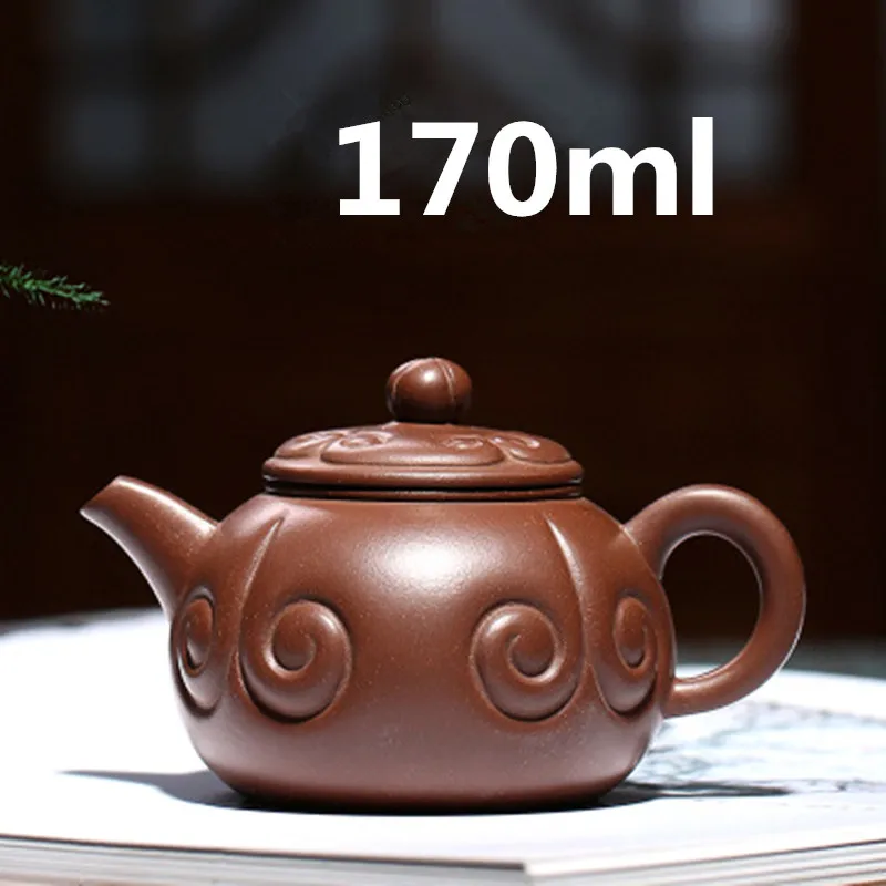 

Chinese Ceramic Teapot Teapot Yixing Zisha Clay Gongfu Tea Set Porcelain Teapot 170ml High Quality New Arrived With Gift Box